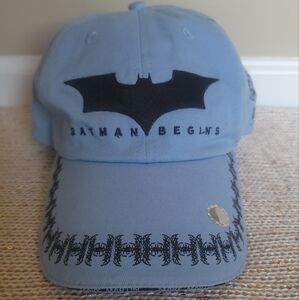 Vintage Mark Martin Batman Begins Movie Promo Salute to You Baseball Hat